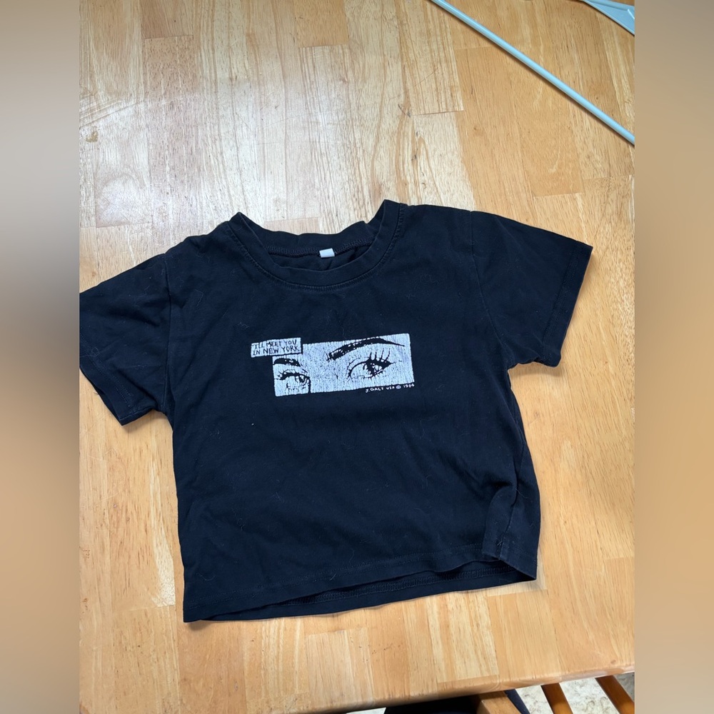 Size S women’s Black crop top